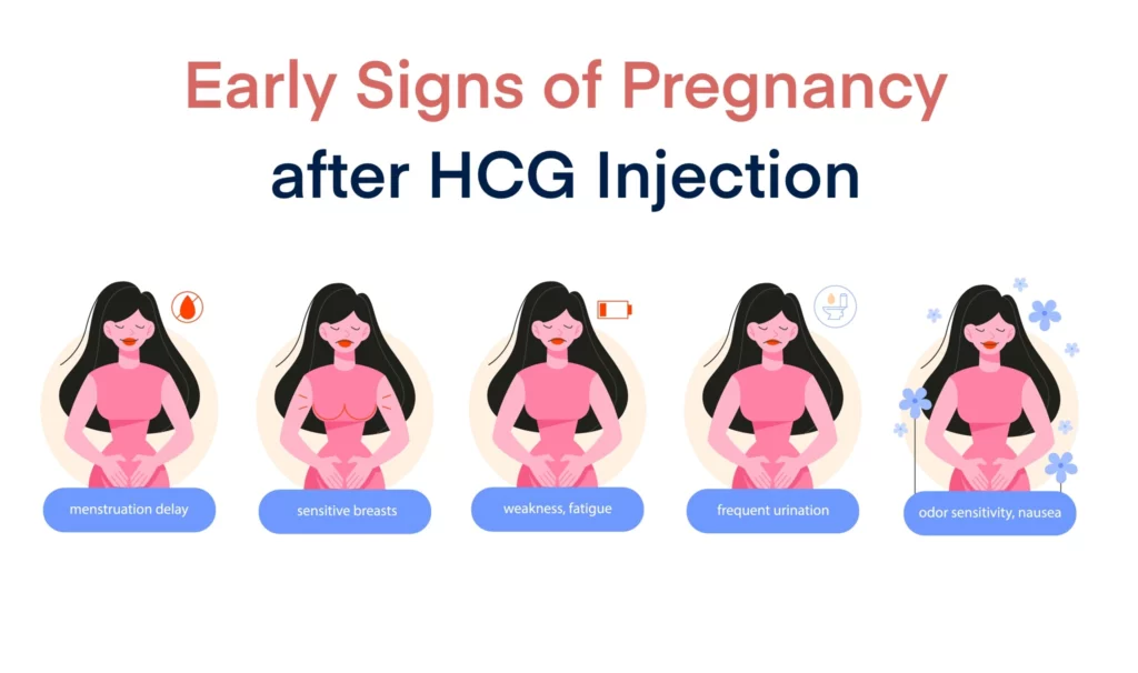 What is hCG treatment for female infertility?